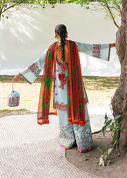 Hussain Rehar Mausam Eid Lawn Unstitched Embroidered 3Pc Suit - ARSH