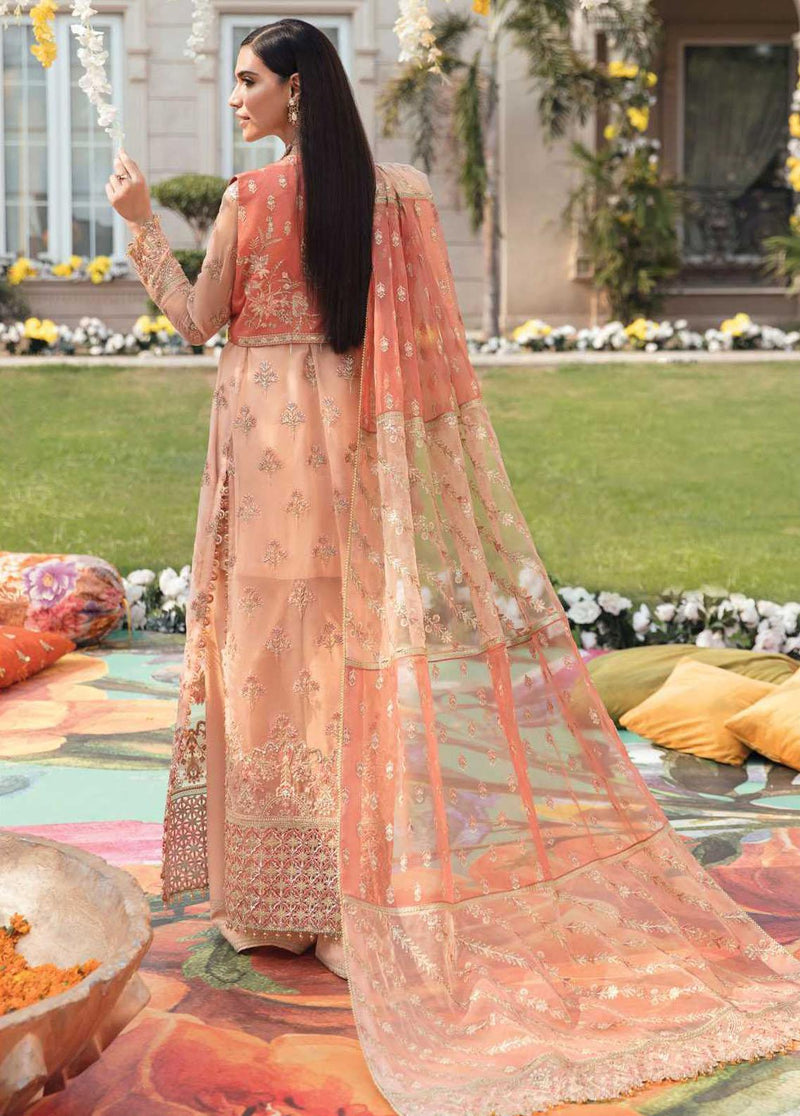 Afrozeh Shehnai Wedding Formals Raw Silk Suit AS-22-05 JAHANARA