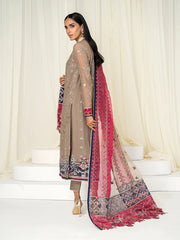 hada Ahdia Unstitched Embroidered Luxury Formal Suit AH-04 ASHNA