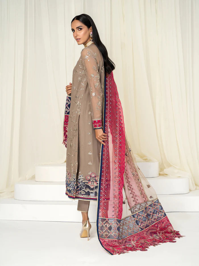 hada Ahdia Unstitched Embroidered Luxury Formal Suit AH-04 ASHNA