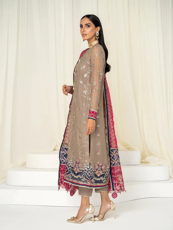 hada Ahdia Unstitched Embroidered Luxury Formal Suit AH-04 ASHNA