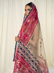 hada Ahdia Unstitched Embroidered Luxury Formal Suit AH-04 ASHNA