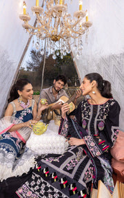 Asifa & Nabeel Aleyna Premium Embroidered Lawn Unstitched 3Pc ASL-01