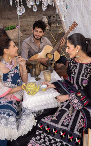 Asifa & Nabeel Aleyna Premium Embroidered Lawn Unstitched 3Pc ASL-01