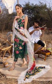 Asifa & Nabeel Aleyna Premium Embroidered Lawn Unstitched 3Pc ASL-02
