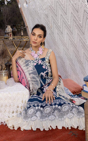 Asifa & Nabeel Aleyna Premium Embroidered Lawn Unstitched 3Pc ASL-03