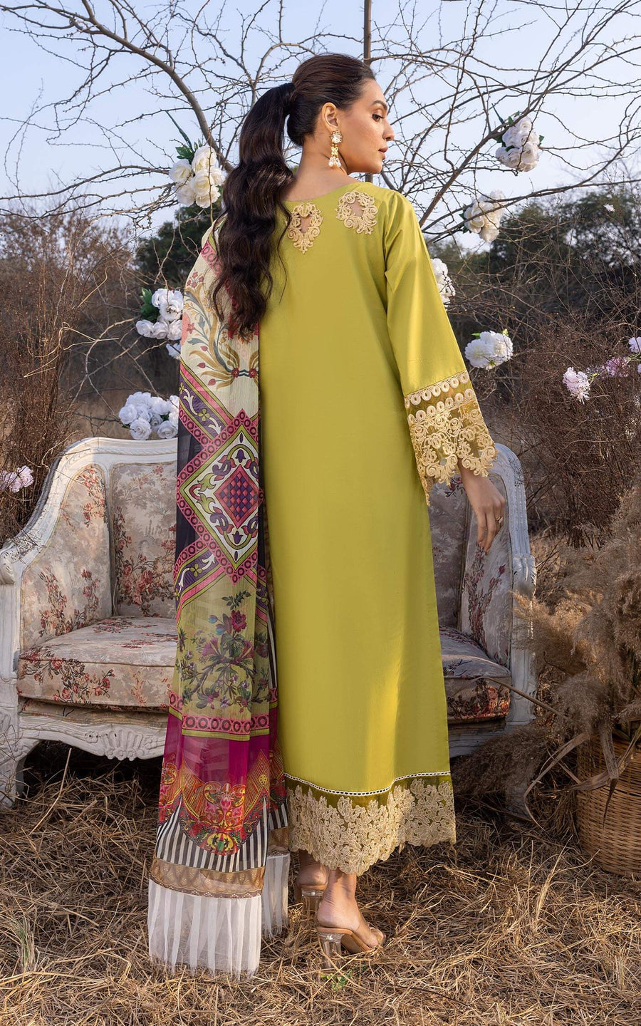 Asifa & Nabeel Aleyna Premium Embroidered Lawn Unstitched 3Pc ASL-05