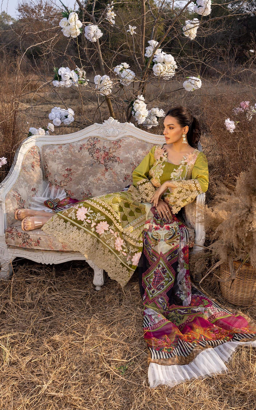 Asifa & Nabeel Aleyna Premium Embroidered Lawn Unstitched 3Pc ASL-05