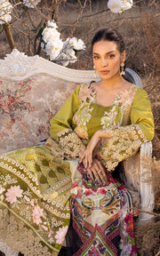 Asifa & Nabeel Aleyna Premium Embroidered Lawn Unstitched 3Pc ASL-05