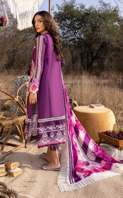 Asifa & Nabeel Aleyna Premium Embroidered Lawn Unstitched 3Pc ASL–09