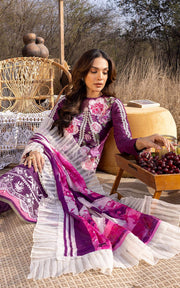 Asifa & Nabeel Aleyna Premium Embroidered Lawn Unstitched 3Pc ASL–09