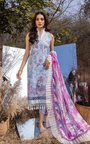 Asifa & Nabeel Aleyna Premium Embroidered Lawn Unstitched 3Pc ASL–10