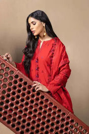 Gul Ahmed Pure Joy of Winter Embroidered Karandi 3Pc Suit AY-12005