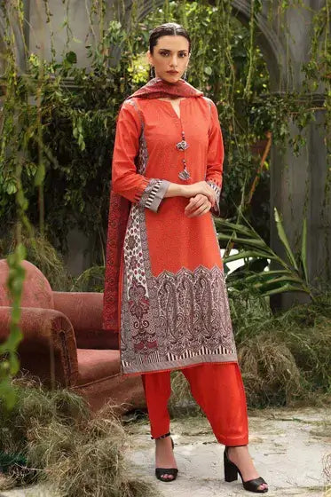 Gul Ahmed Pure Joy of Winter Printed Karandi 3Pc Suit AY-12022 A