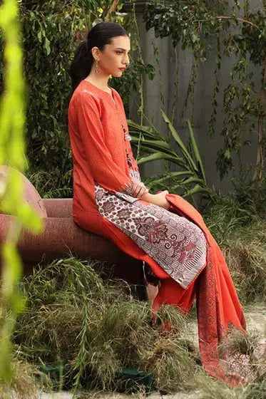 Gul Ahmed Pure Joy of Winter Printed Karandi 3Pc Suit AY-12022 A