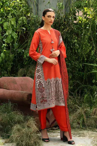 Gul Ahmed Pure Joy of Winter Printed Karandi 3Pc Suit AY-12022 A
