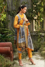 Gul Ahmed Pure Joy of Winter Printed Karandi 3Pc Suit AY-12022 B
