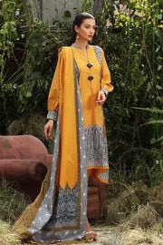 Gul Ahmed Pure Joy of Winter Printed Karandi 3Pc Suit AY-12022 B