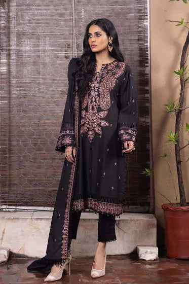Gul Ahmed Pure Joy of Winter Embroidered Karandi 3Pc Suit AY-12024