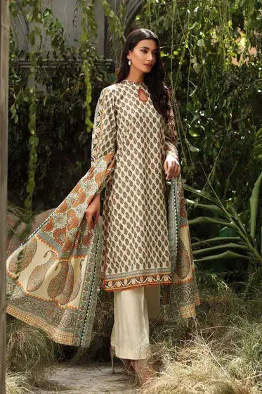 Gul Ahmed Pure Joy of Winter Printed Karandi 3Pc Suit AY-12027 B