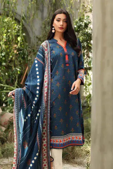Gul Ahmed Pure Joy of Winter Printed Karandi 3Pc Suit AY-12028 B