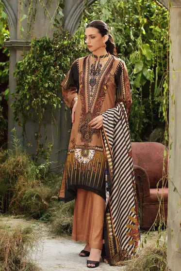Gul Ahmed Pure Joy of Winter Embroidered Karandi 3Pc Suit AY-12032