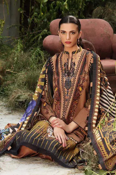 Gul Ahmed Pure Joy of Winter Embroidered Karandi 3Pc Suit AY-12032