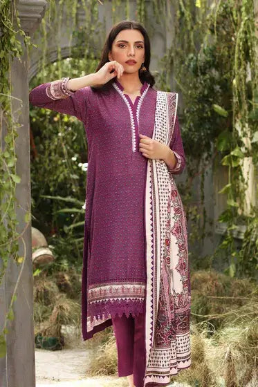 Gul Ahmed Pure Joy of Winter Printed Karandi 3Pc Suit AY-12034 A