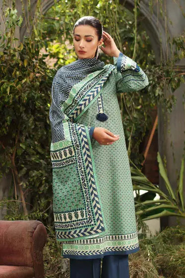 Gul Ahmed 3 pice lawn suit GA-LOW – Alisha Collection