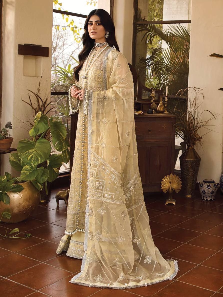 Mehrbano Ayzel by Afrozeh Embroidered Luxury Formal Suit AZ-V3-01
