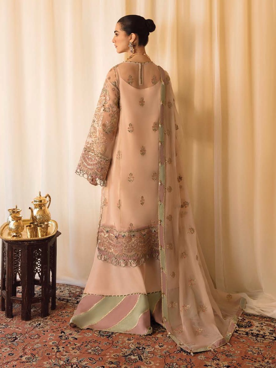 Mehrbano Ayzel by Afrozeh Embroidered Luxury Formal Suit AZ-V3-02