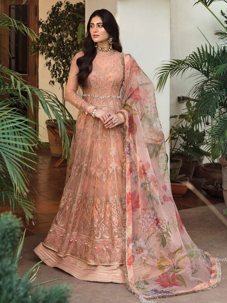 Mehrbano Ayzel by Afrozeh Embroidered Luxury Formal Suit AZ-V3-03