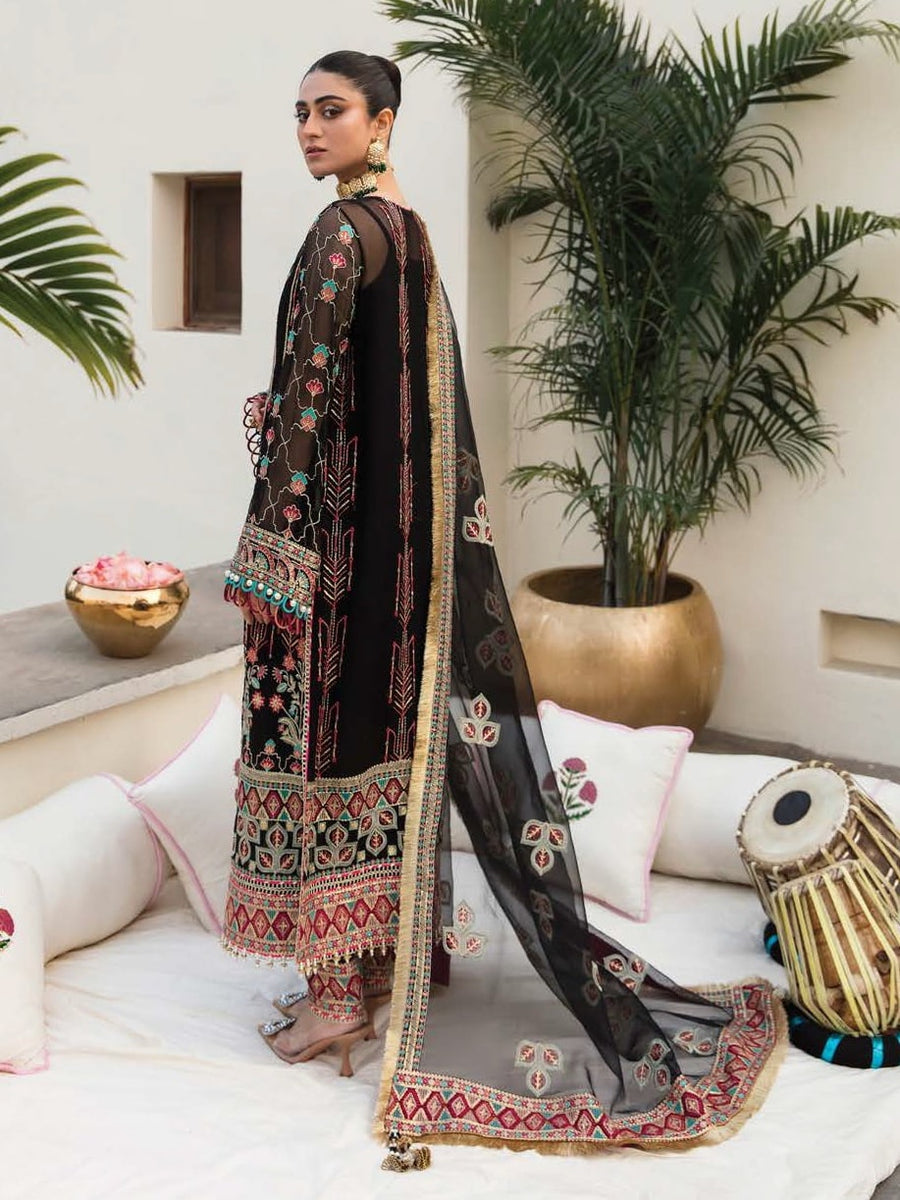 Mehrbano Ayzel by Afrozeh Embroidered Luxury Formal Suit AZ-V3-05