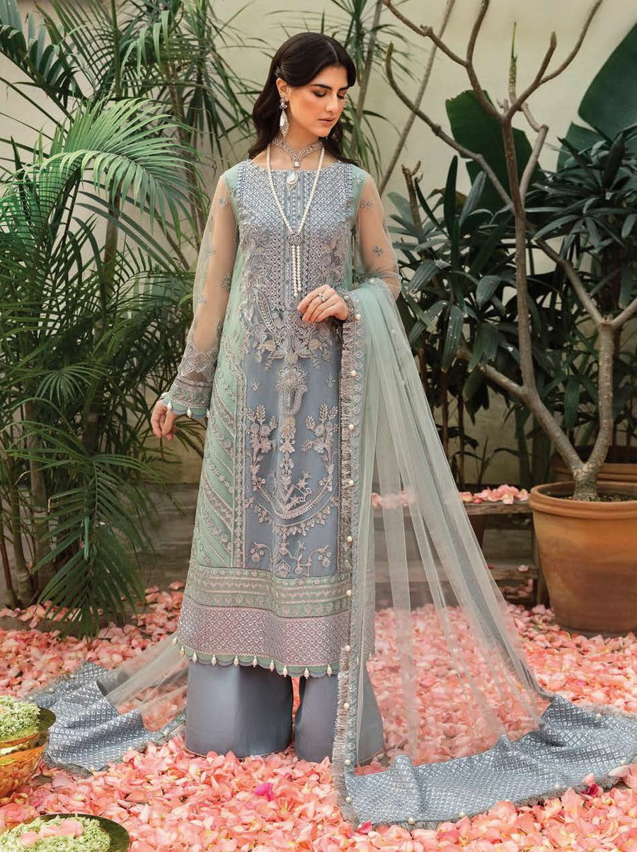 Mehrbano Ayzel by Afrozeh Embroidered Luxury Formal Suit AZ-V3-09