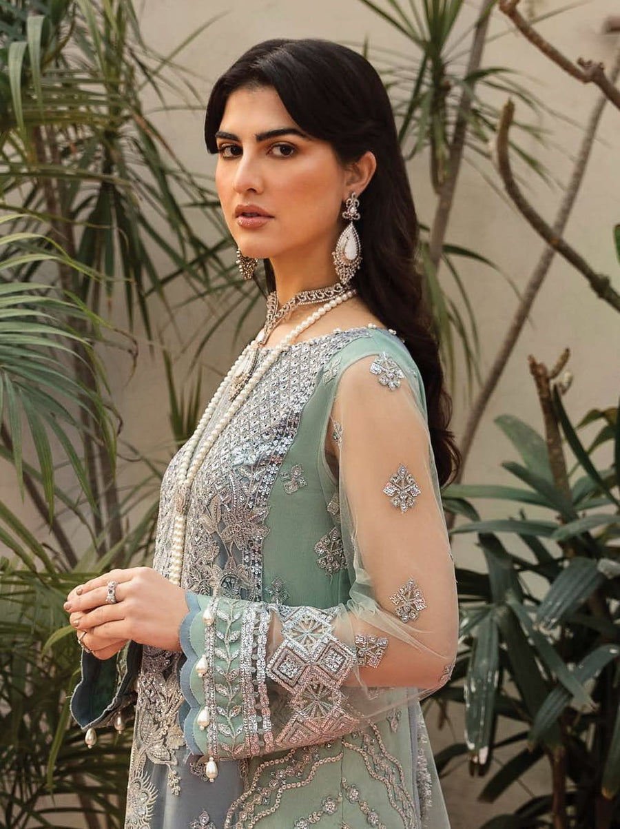 Mehrbano Ayzel by Afrozeh Embroidered Luxury Formal Suit AZ-V3-09