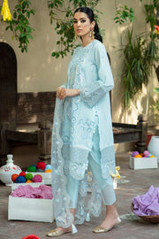 GISELE Mehrma Luxury Lawn Unstitched 3Pc Suit - AZALIA