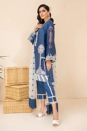Maria Osama Khan L'Amour Basic Pret 3Pc Satin Suit - AZURE