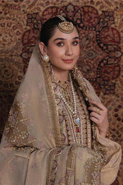 Afrozeh Nouroz Unstitched Luxury Chiffon 3Pc Suit AZ-01 Senjed