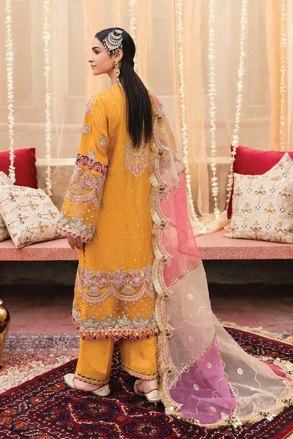 Afrozeh Nouroz Unstitched Luxury Chiffon 3Pc Suit AZ-10 Somagh