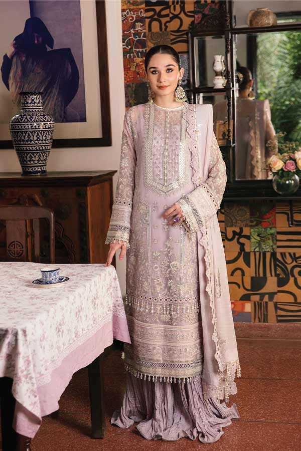 Afrozeh Nouroz Unstitched Luxury Chiffon 3Pc Suit AZ-07 Elaheh