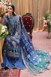 Afrozeh Nouroz Unstitched Luxury Chiffon 3Pc Suit AZ-08 Sonbol