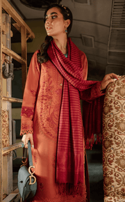 Rang Rasiya Safarnama Embroidered Cotail Unstitched 3Pc D-05 Aabroo