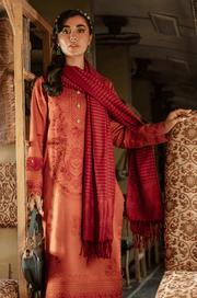 Rang Rasiya Safarnama Embroidered Cotail Unstitched 3Pc D-05 Aabroo