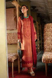 Rang Rasiya Safarnama Embroidered Cotail Unstitched 3Pc D-05 Aabroo