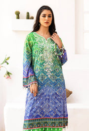 Adan's Libas Chunri Embroidered Lawn Unstitched 2Piece Suit D-02
