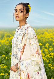 Adan's Libas Sarson Embroidered Lawn Unstitched 3Piece Suit D-10