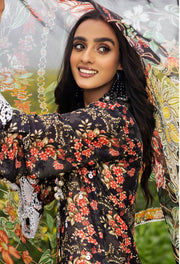 Adan's Libas Sarson Embroidered Lawn Unstitched 3Piece Suit D-05