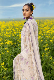 Adan's Libas Sarson Embroidered Lawn Unstitched 3Piece Suit D-07