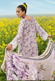 Adan's Libas Sarson Embroidered Lawn Unstitched 3Piece Suit D-03