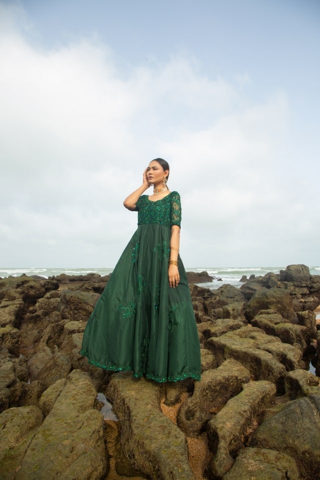 Sumaria’s Couture Formal Stitched 3Pc Suit - AFNAAN